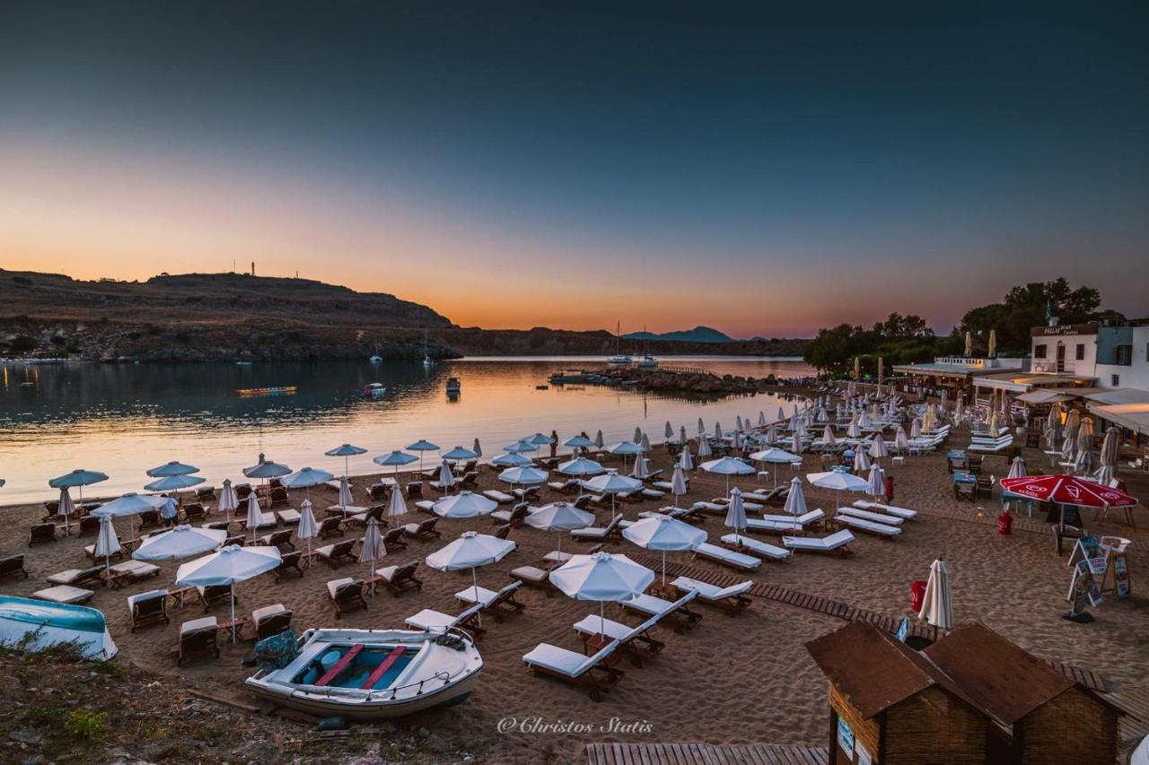 Lindos Shore Summer House With Jacuzzi And Sea View !!! מראה חיצוני תמונה