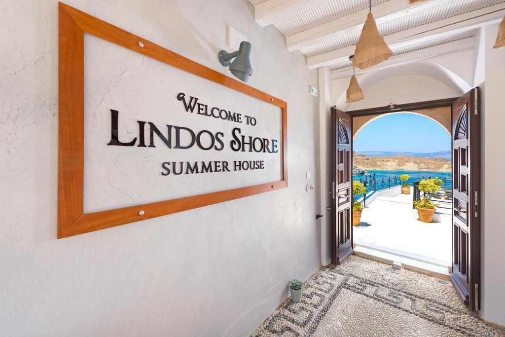 Lindos Shore Summer House With Jacuzzi And Sea View !!! מראה חיצוני תמונה
