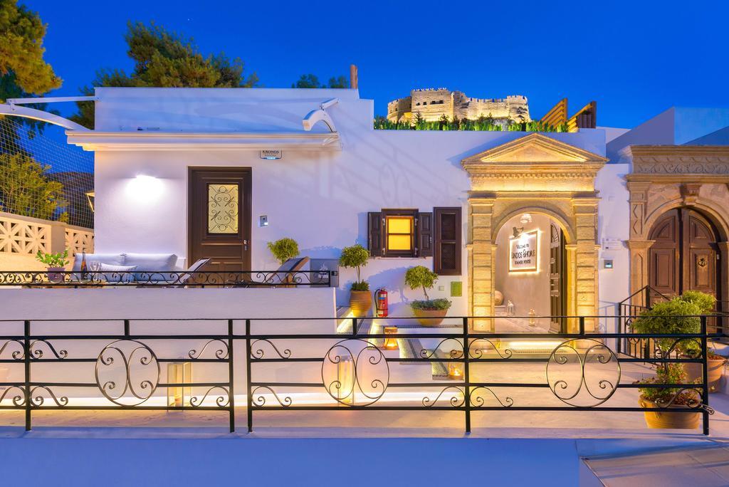 Lindos Shore Summer House With Jacuzzi And Sea View !!! מראה חיצוני תמונה